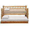 Cedar Log Daybed with Trundle
