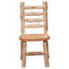 Ladder Back Log Side Chair