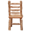 Ladder Back Log Side Chair