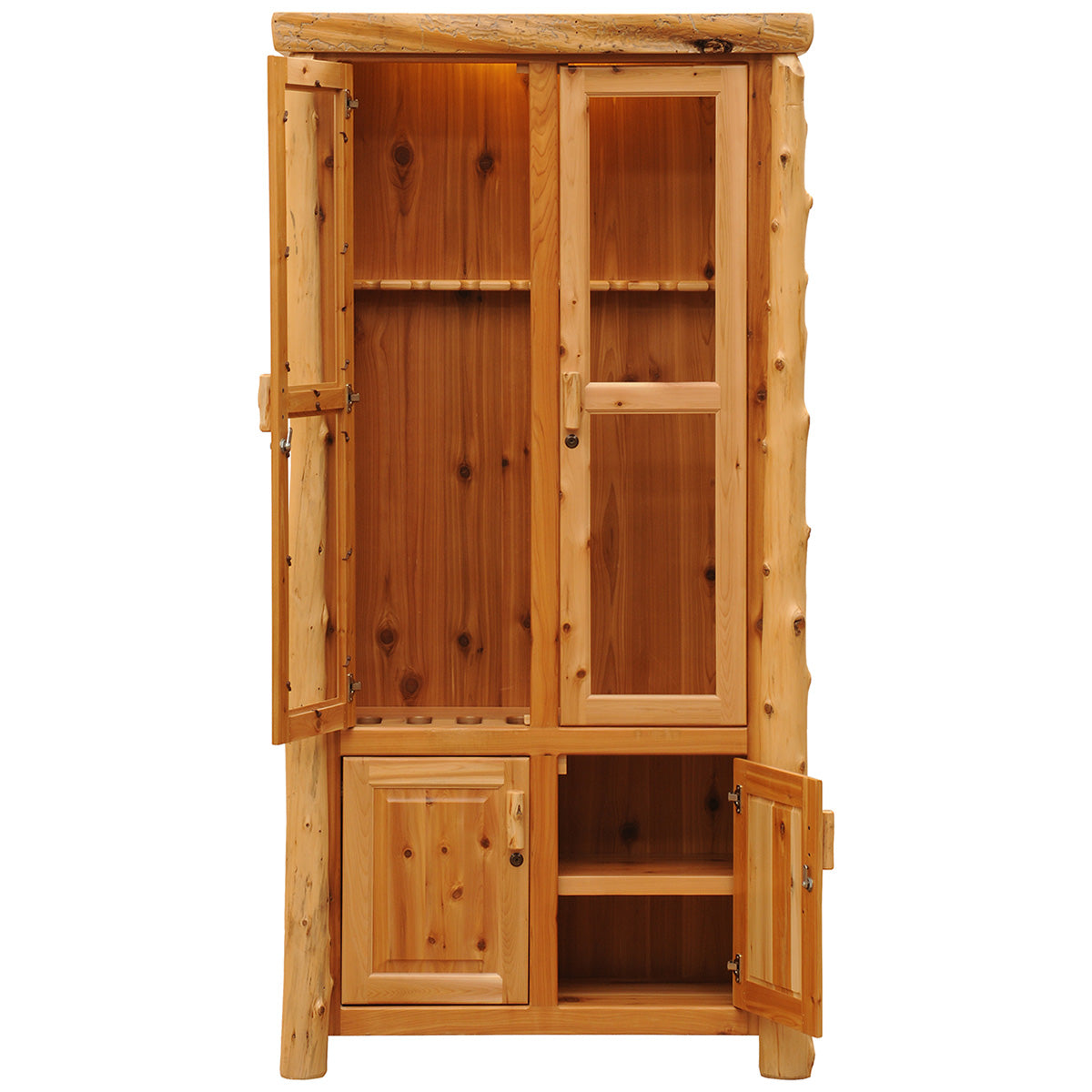 Log 8 Gun Cabinet