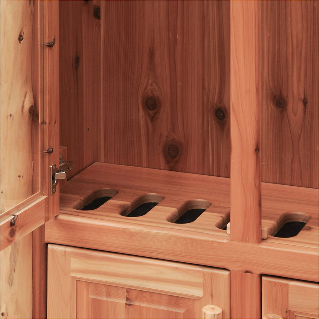 Log 8 Gun Cabinet