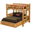 Cedar Log Single Loft Bed