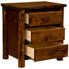 Modern Cedar XL Three Drawer Nightstand