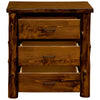 Modern Cedar XL Three Drawer Nightstand