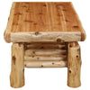 Cedar Log Open Standard Finish Coffee Table - 20 x 40