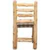Cedar Log Upholstered Side Chair