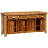 Cedar Log Buffet - 75 Inch