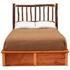 Hickory Platform Bed - Cal King