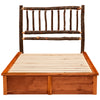 Hickory Platform Bed - Cal King