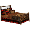 Hickory Traditional Log Bed - King