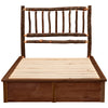Hickory Platform Bed - Queen
