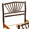 Hickory Sunburst Headboard - Queen