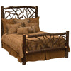 Hickory Log Twig Bed - Full
