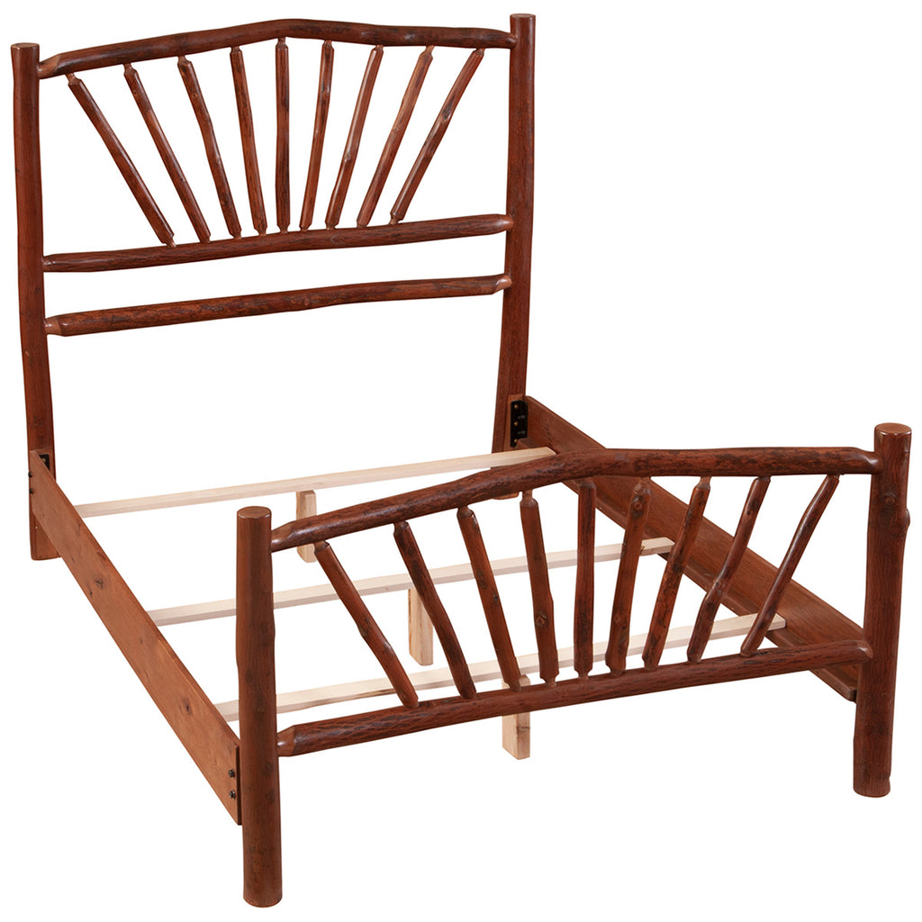 Hickory Sunburst Complete Bed - Full