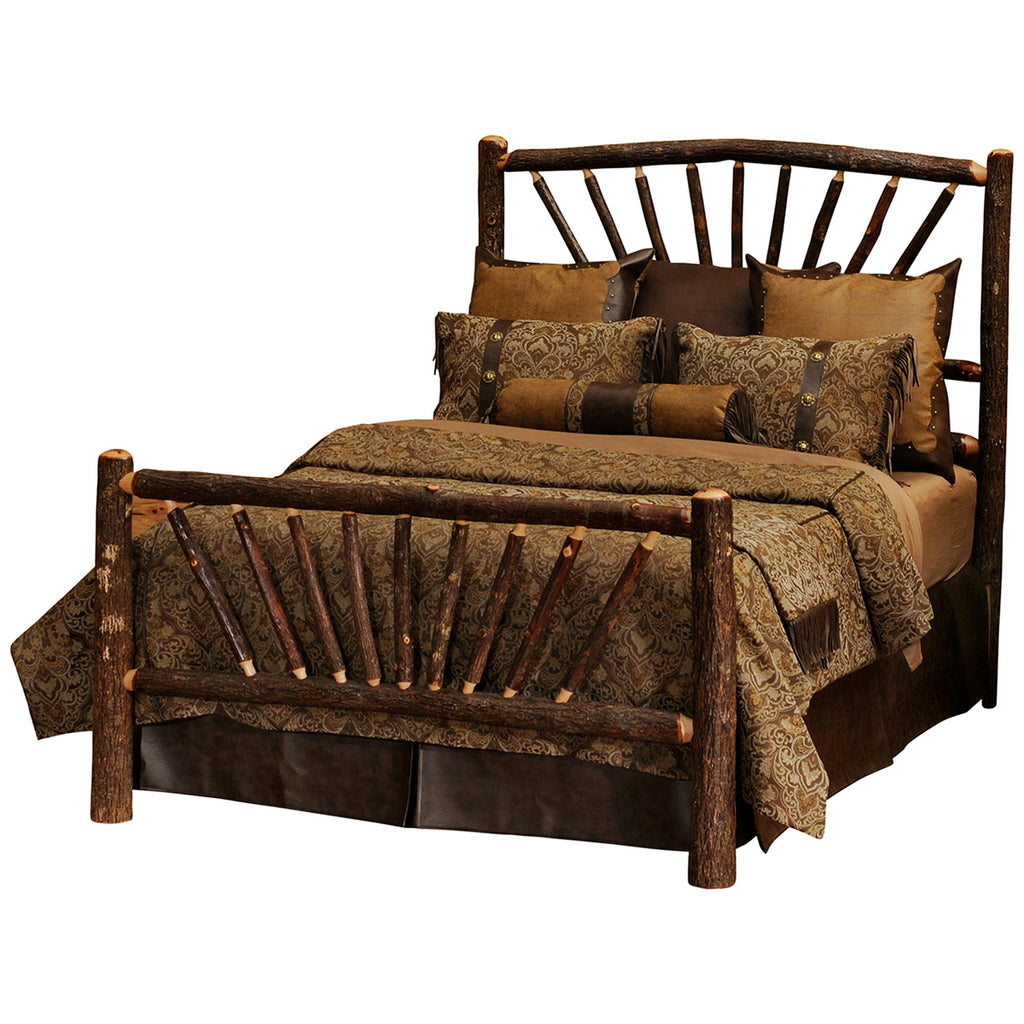 Hickory Sunburst Complete Bed - Full