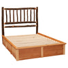 Hickory Platform Bed - Twin
