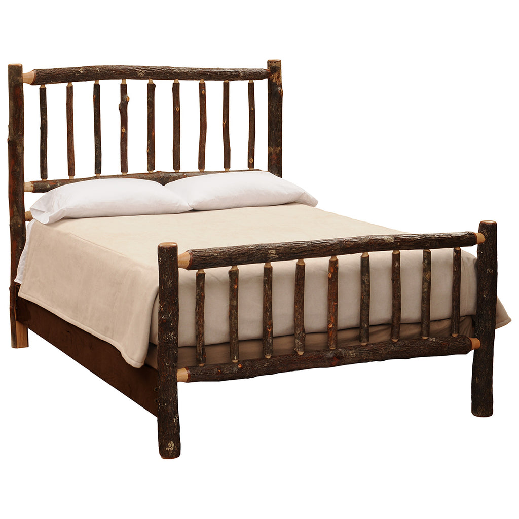Hickory Traditional Log Bed - Twin