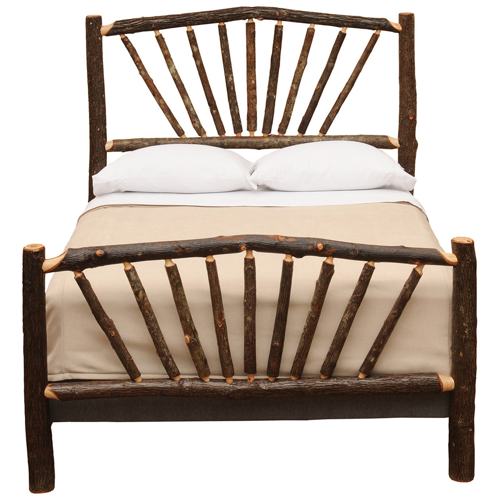 Hickory Sunburst Complete Bed - Twin