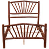 Hickory Sunburst Complete Bed - Twin