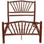 Hickory Sunburst Complete Bed - Twin