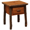 Hickory One Drawer Nightstand