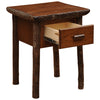 Hickory One Drawer Nightstand
