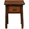 Hickory One Drawer Nightstand