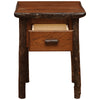 Hickory One Drawer Nightstand