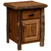 Hickory Enclosed Nightstand