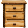 XL Hickory Three Drawer Nightstand