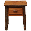 Hickory One Drawer End Table
