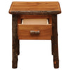Hickory One Drawer End Table