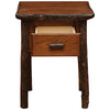 Hickory One Drawer End Table