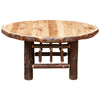 Bark-On Hickory Coffee Table - 42 Inch - Natural