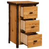 Hickory 3 Drawer File Cabinet