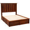 Barnwood Traditional Platform Bed - King
