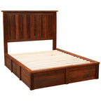 Barnwood Traditional Platform Bed - King