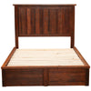 Barnwood Traditional Platform Bed - King