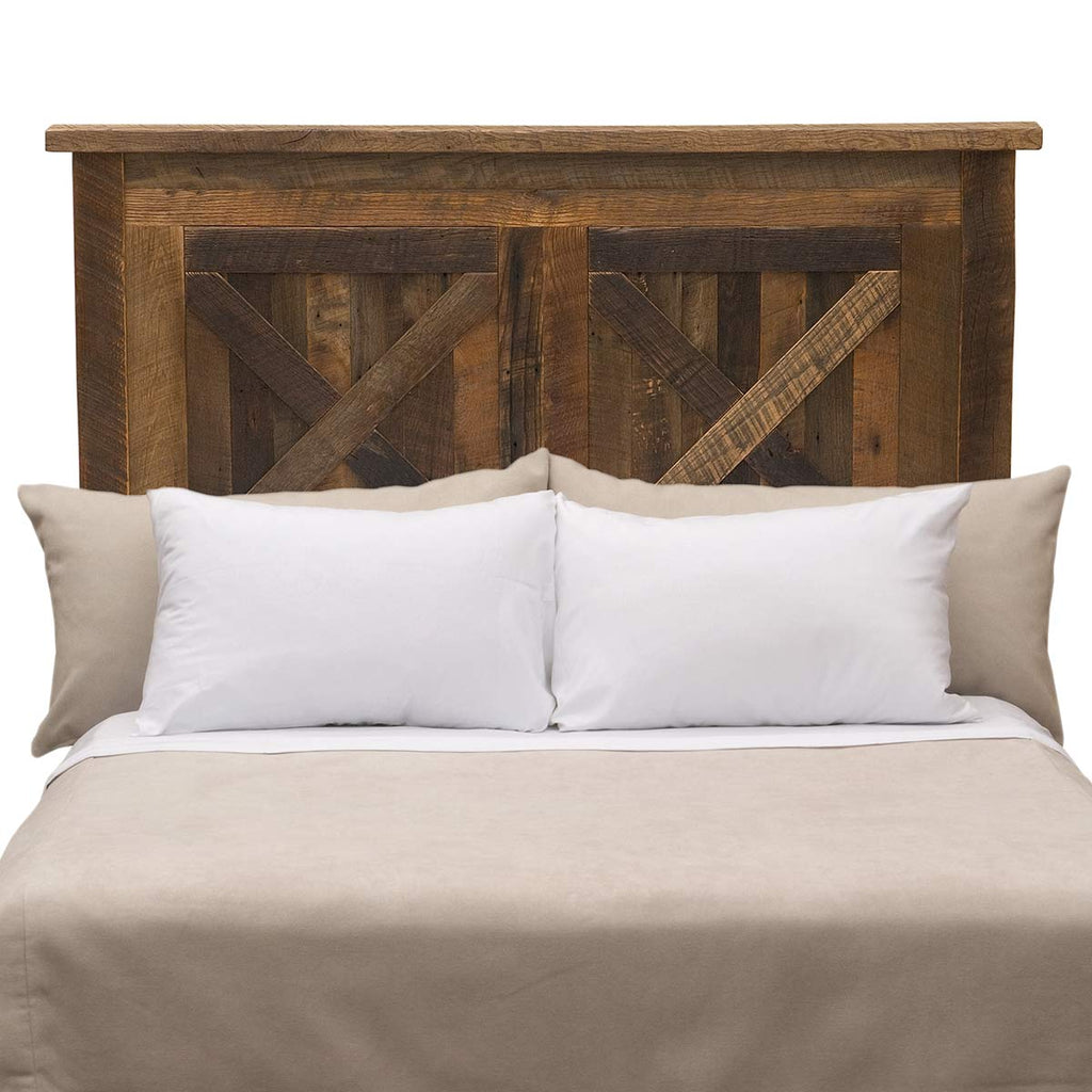 Barnwood Barndoor Headboard - Queen