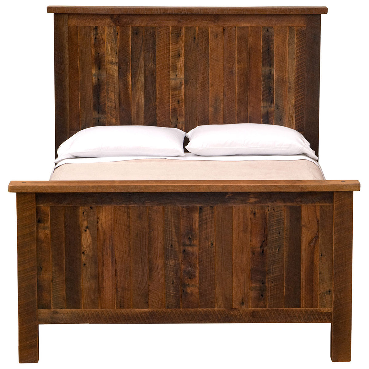 Barnwood Traditional Complete Bed - Twin