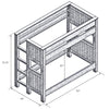 Barnwood Twin/Twin Bunkbed