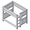 Barnwood Double/Double Bunkbed