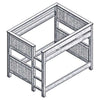 Barnwood Queen/Queen Bunkbed