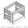 Barnwood Queen/Queen Bunkbed