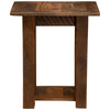 Barnwood Open Nightstand