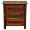 Barnwood XL Three Drawer Nightstand