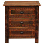Barnwood XL Three Drawer Nightstand