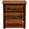 Barnwood XL Three Drawer Nightstand