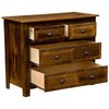 Barnwood Four Drawer Low Boy