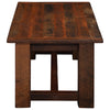 Barnwood Rectangular Open Coffee Table - 24 x 60